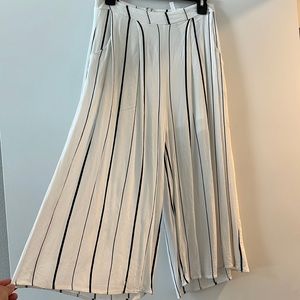 Loose flowy striped pants